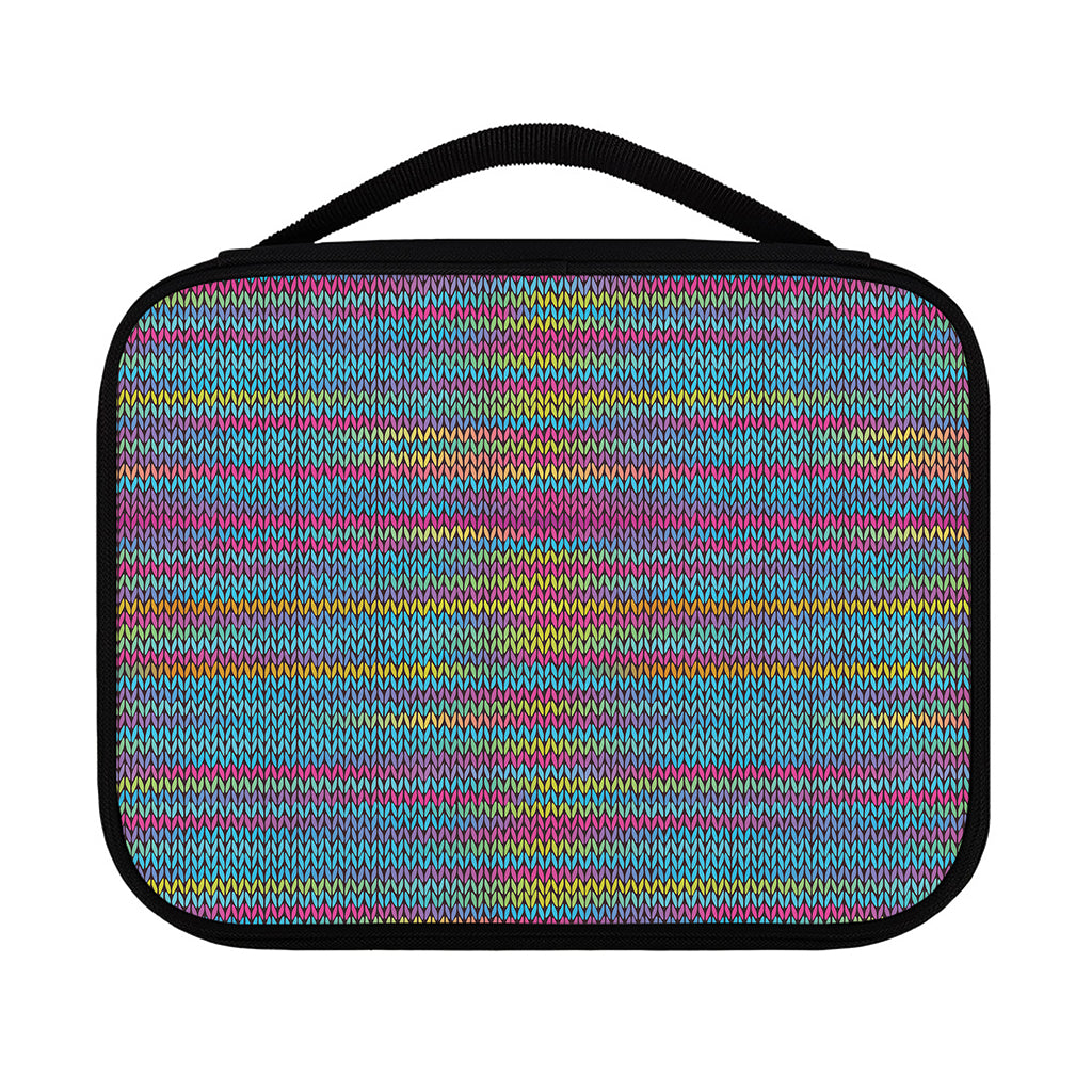 Colorful Knitted Pattern Print Classic Bible Case
