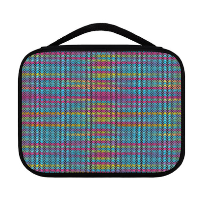 Colorful Knitted Pattern Print Classic Bible Case