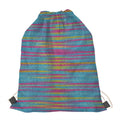 Colorful Knitted Pattern Print Drawstring Bag
