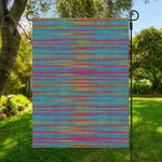 Colorful Knitted Pattern Print Garden Flag