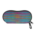 Colorful Knitted Pattern Print Glasses Case