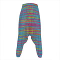 Colorful Knitted Pattern Print Hammer Pants
