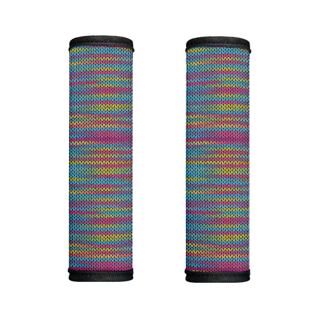 Colorful Knitted Pattern Print Handle Covers
