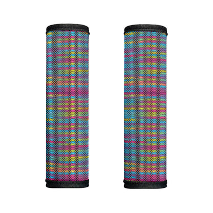 Colorful Knitted Pattern Print Handle Covers