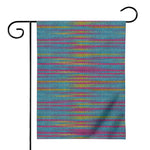 Colorful Knitted Pattern Print House Flag