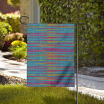 Colorful Knitted Pattern Print House Flag