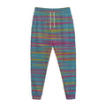 Colorful Knitted Pattern Print Jogger Pants