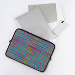 Colorful Knitted Pattern Print Laptop Sleeve