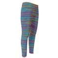 Colorful Knitted Pattern Print Men's Compression Pants