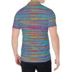 Colorful Knitted Pattern Print Men's Shirt