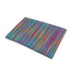 Colorful Knitted Pattern Print Pet Cooling Mat Cover
