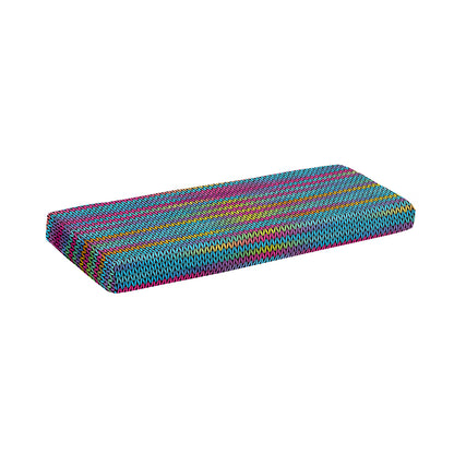 Colorful Knitted Pattern Print Piano Keyboard Cover