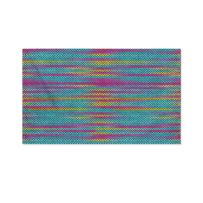 Colorful Knitted Pattern Print Polyester Flag