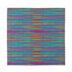 Colorful Knitted Pattern Print Silk Bandana