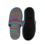 Colorful Knitted Pattern Print Slippers