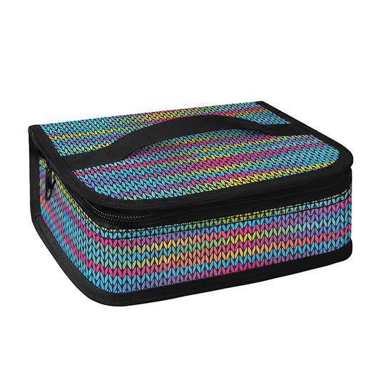 Colorful Knitted Pattern Print Small Lunch Bag