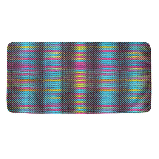 Colorful Knitted Pattern Print Towel