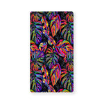 Colorful Leaf Tropical Pattern Print Baby Crib Sheet
