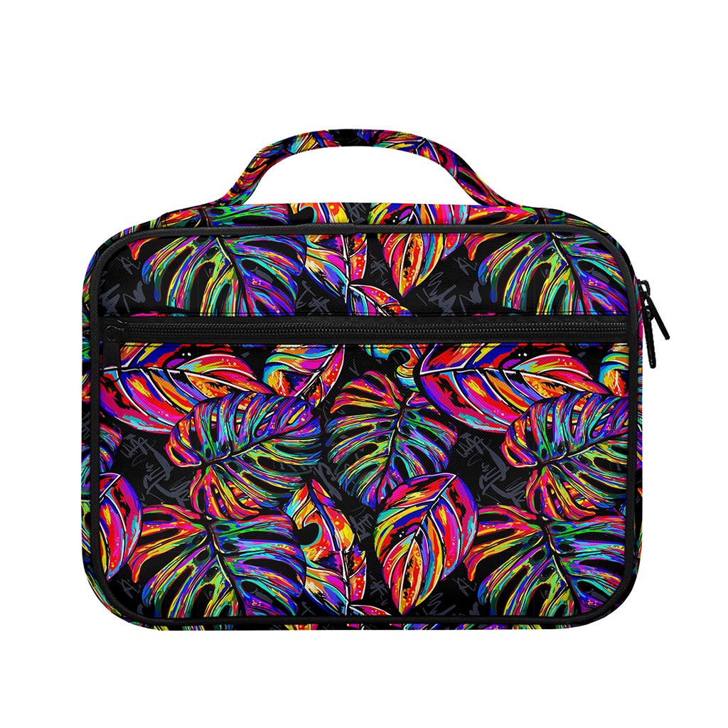 Colorful Leaf Tropical Pattern Print Briefcase Bible Bag