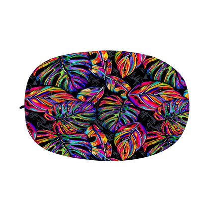 Colorful Leaf Tropical Pattern Print Car Side Mirror Covers