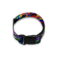 Colorful Leaf Tropical Pattern Print Dog Collar