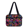 Colorful Leaf Tropical Pattern Print Double Strap Bible Bag