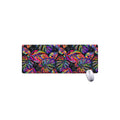 Colorful Leaf Tropical Pattern Print Extended Mouse Pad