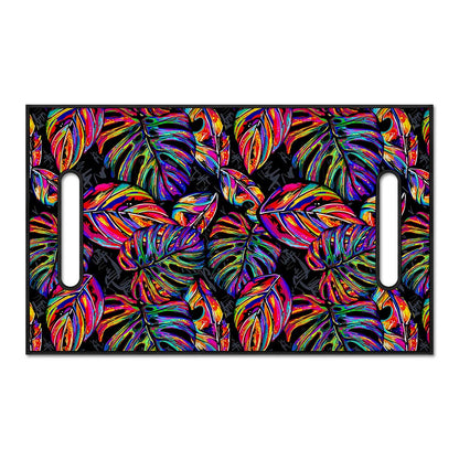 Colorful Leaf Tropical Pattern Print Golf Cart Seat Cover