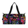 Colorful Leaf Tropical Pattern Print Gym Bag