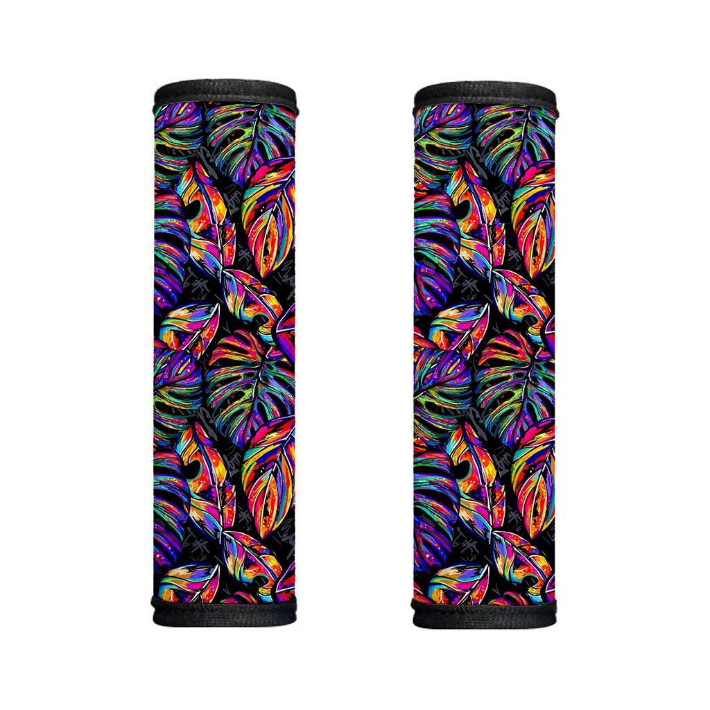 Colorful Leaf Tropical Pattern Print Handle Covers