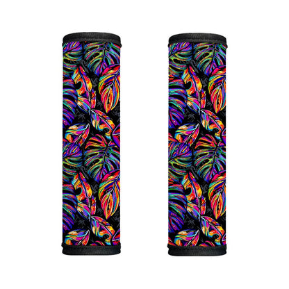 Colorful Leaf Tropical Pattern Print Handle Covers