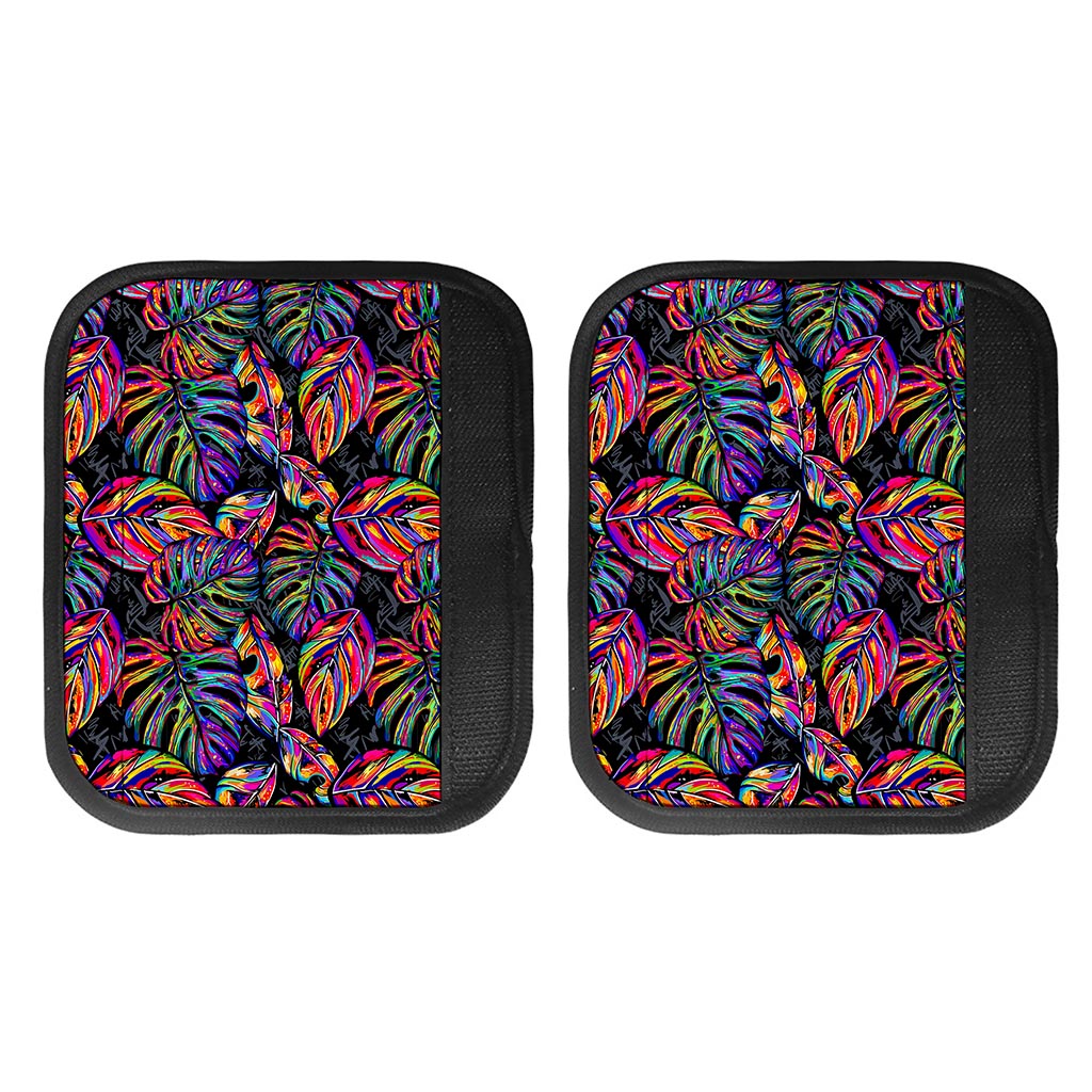 Colorful Leaf Tropical Pattern Print Handle Covers