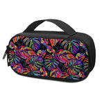 Colorful Leaf Tropical Pattern Print Insulin Cooler Travel Case
