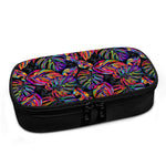 Colorful Leaf Tropical Pattern Print Insulin Cooler Travel Case
