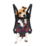 Colorful Leaf Tropical Pattern Print Pet Carrier Backpack