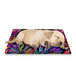 Colorful Leaf Tropical Pattern Print Pet Cooling Mat Cover