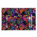 Colorful Leaf Tropical Pattern Print Placemat