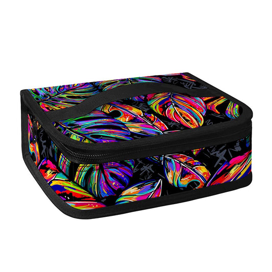 Colorful Leaf Tropical Pattern Print Small Lunch Bag