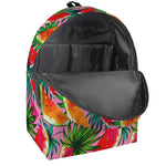 Colorful Leaf Watermelon Pattern Print Backpack