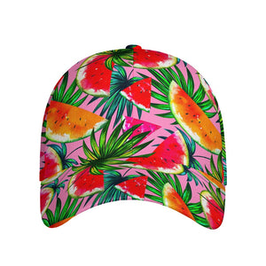 Colorful Leaf Watermelon Pattern Print Baseball Cap