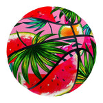 Colorful Leaf Watermelon Pattern Print Basketball