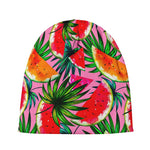 Colorful Leaf Watermelon Pattern Print Beanie