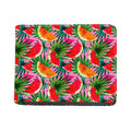Colorful Leaf Watermelon Pattern Print Bifold Wallet