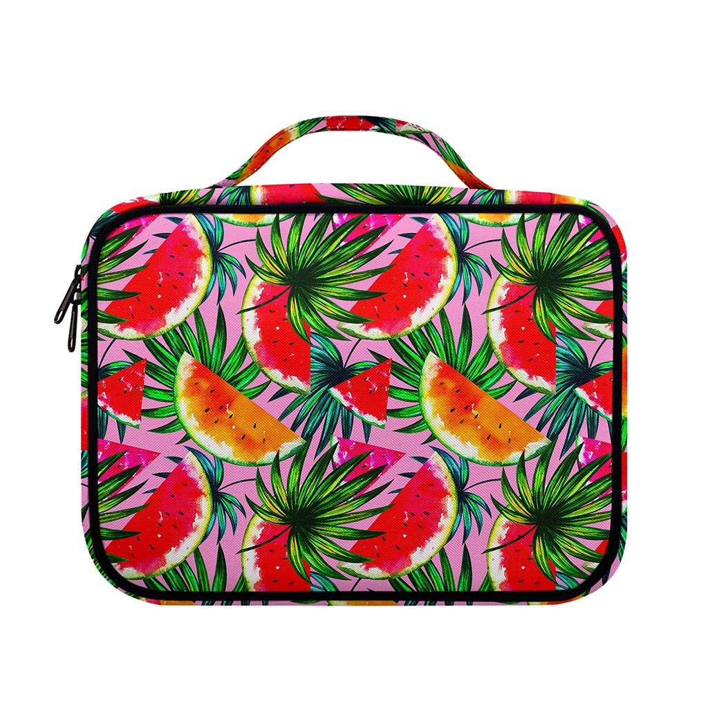Colorful Leaf Watermelon Pattern Print Briefcase Bible Bag