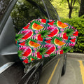 Colorful Leaf Watermelon Pattern Print Car Side Mirror Covers