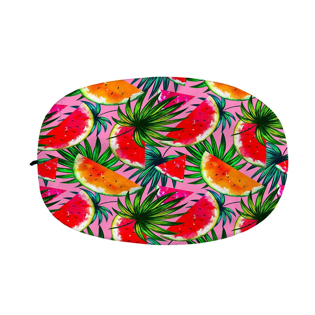 Colorful Leaf Watermelon Pattern Print Car Side Mirror Covers