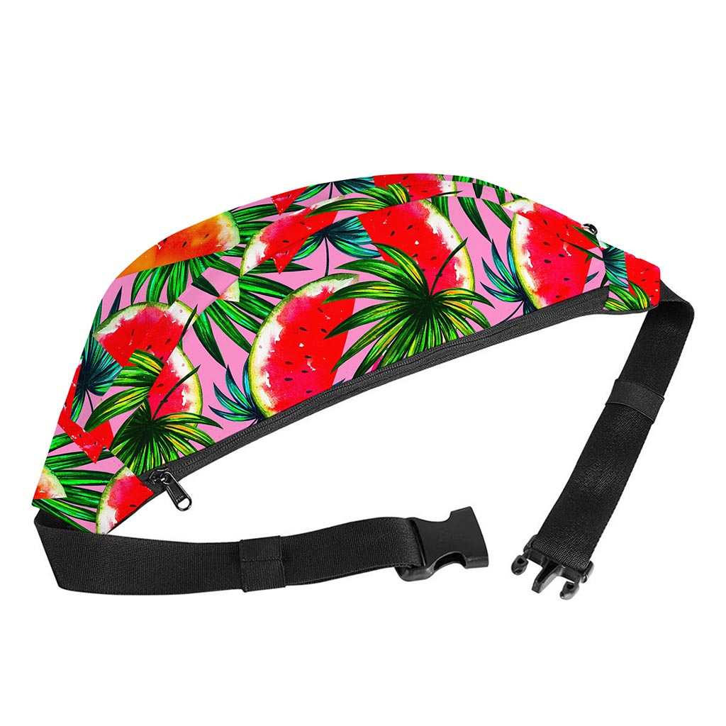 Colorful Leaf Watermelon Pattern Print Fanny Pack