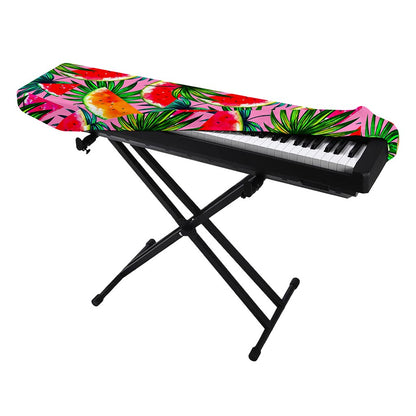 Colorful Leaf Watermelon Pattern Print Piano Keyboard Cover