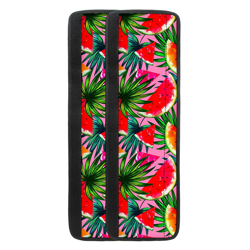Colorful Leaf Watermelon Pattern Print Refrigerator Handle Covers