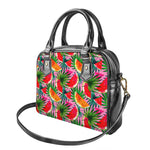 Colorful Leaf Watermelon Pattern Print Shoulder Handbag